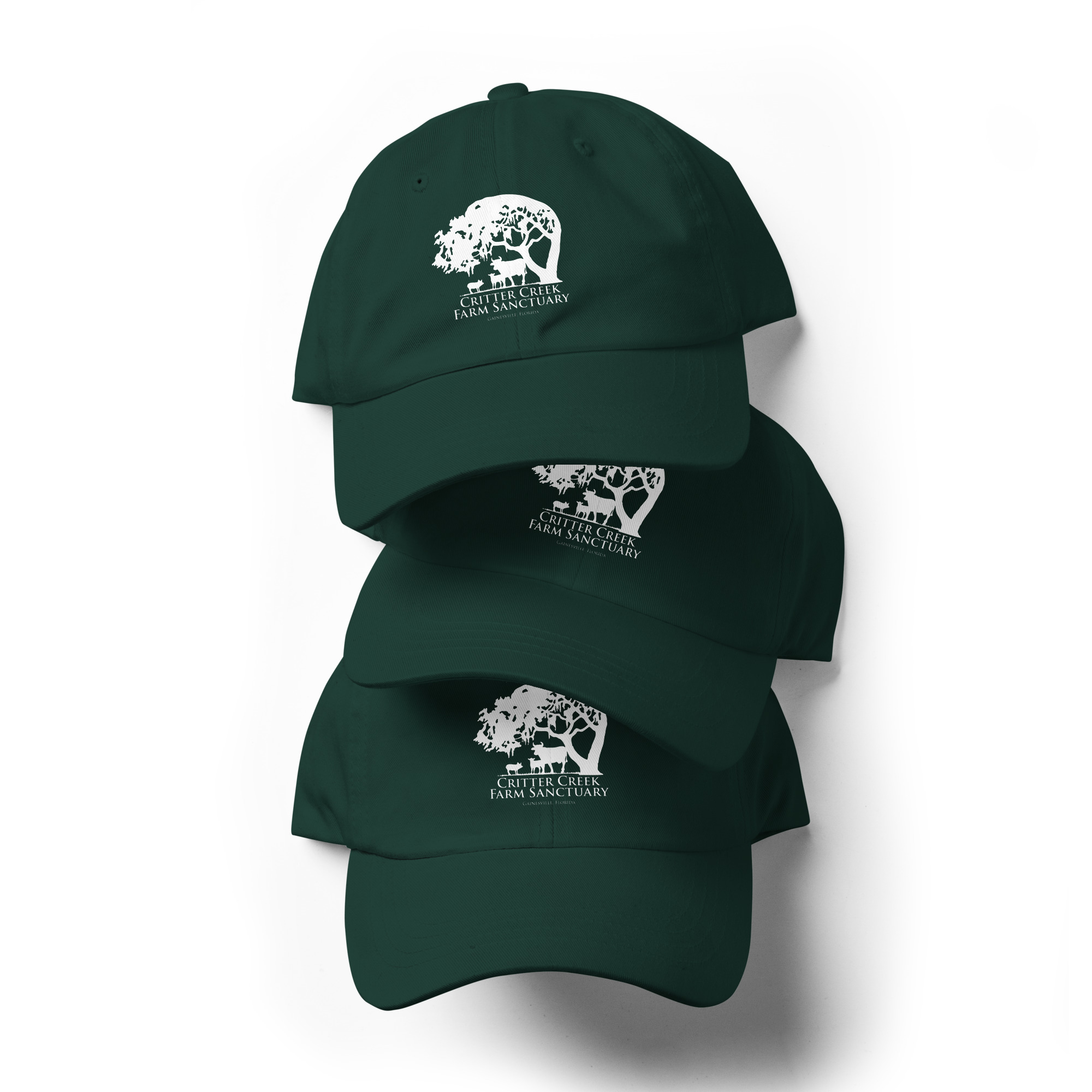 White Logo Dad Hat - Image 16