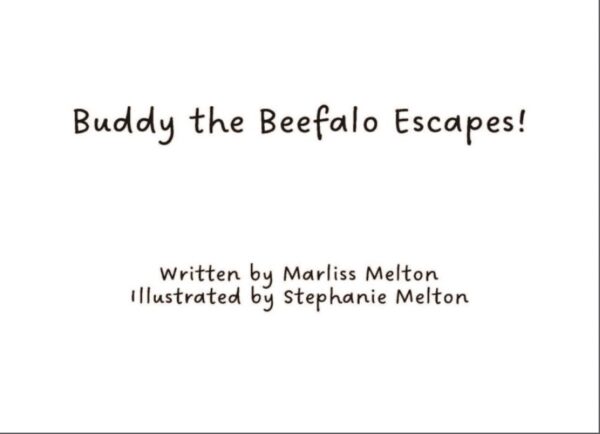 Buddy the Beefalo Escapes! (Hard Copy) - Image 2