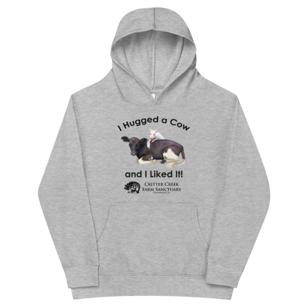 I Hugged a Cow Youth Hoodie - Image 4