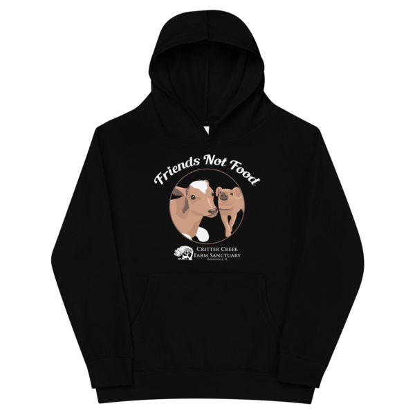 Friends Not Food Youth Hoodie - Image 2