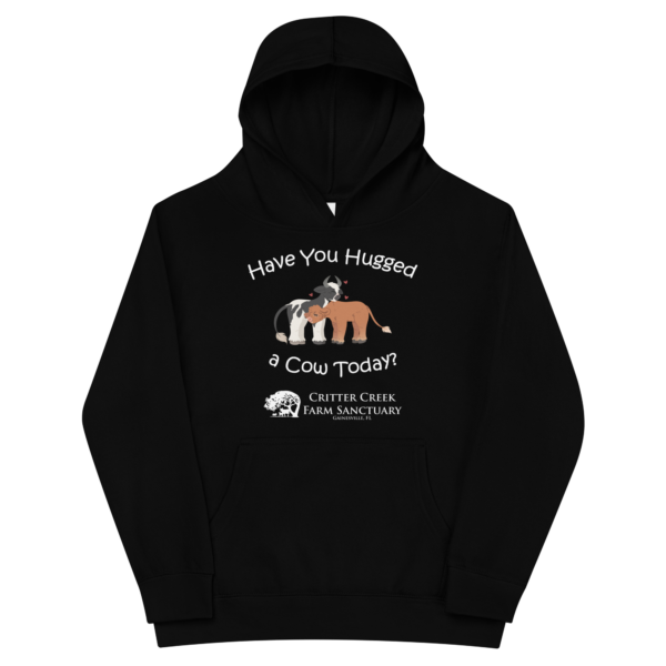 Have You Hugged A Cow Today Youth Hoodie - Image 4