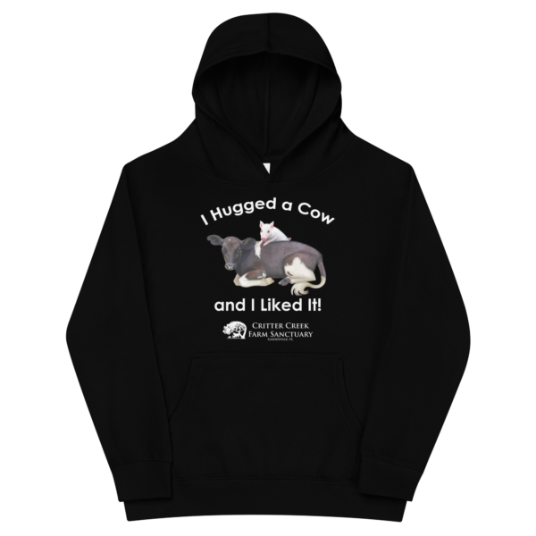 I Hugged a Cow Youth Hoodie - Image 3