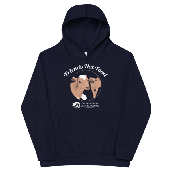 Friends Not Food Youth Hoodie - Image 3