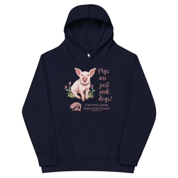 Pigs Are Just Pink Dogs Youth Hoodie - Image 3