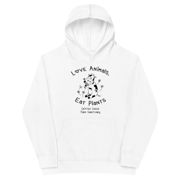 Love Animals Eat Plants Youth Hoodie - Image 2