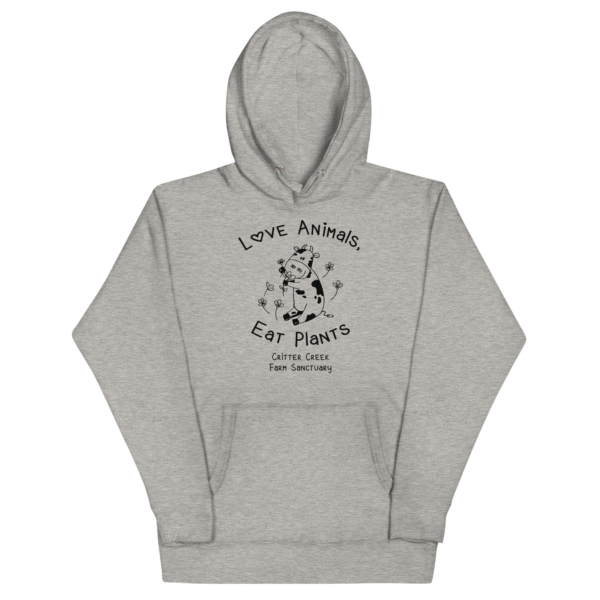 Love Animals Eat Plants Hoodie - Image 2