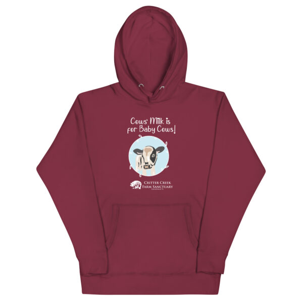 Cows' Milk is for Baby Cows Hoodie - Image 4