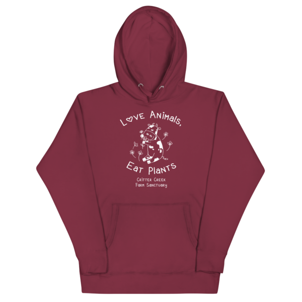 Love Animals Eat Plants Hoodie - Image 6