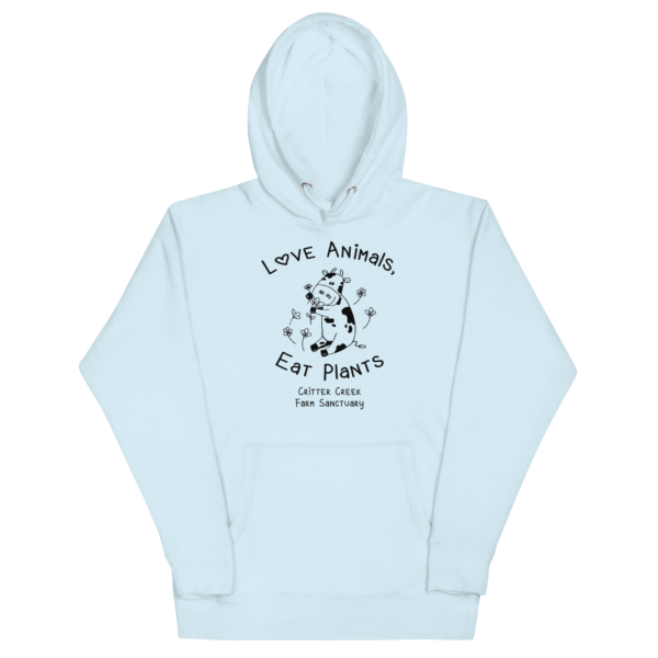 Love Animals Eat Plants Hoodie - Image 3