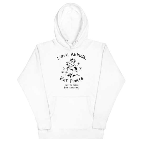 Love Animals Eat Plants Hoodie - Image 4