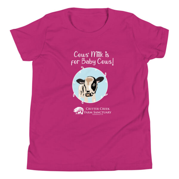 Cows' Milk is for Baby Cows Youth Tee - Image 8