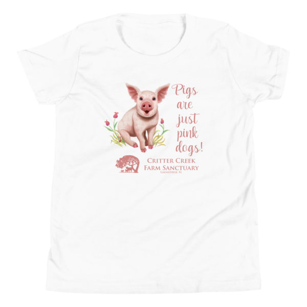 Pigs Are Just Pink Dogs Youth Tee - Image 8